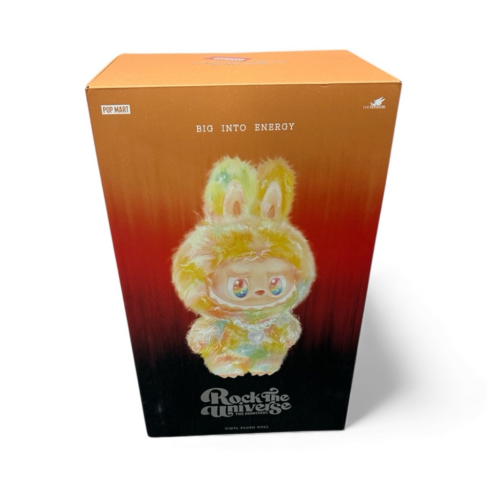THE MONSTERS Big into Energy Series ROCK THE UNIVERSE Vinyl Plush Doll LABUBU - Picture 11 of 13